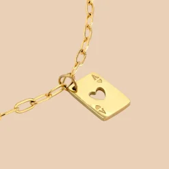 Ace Up the Sleeve Bracelet Gold