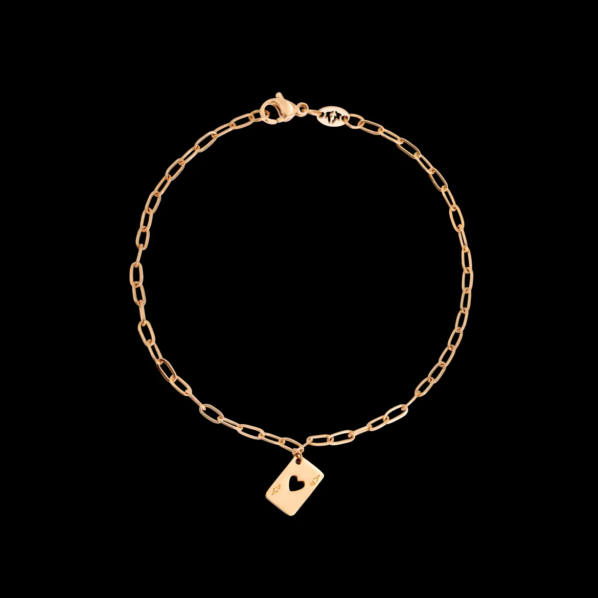 Ace Up the Sleeve Bracelet Roségold