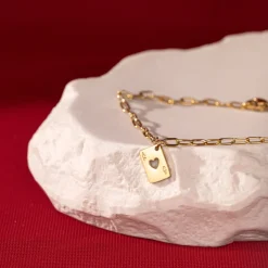 Ace Up the Sleeve Bracelet Roségold