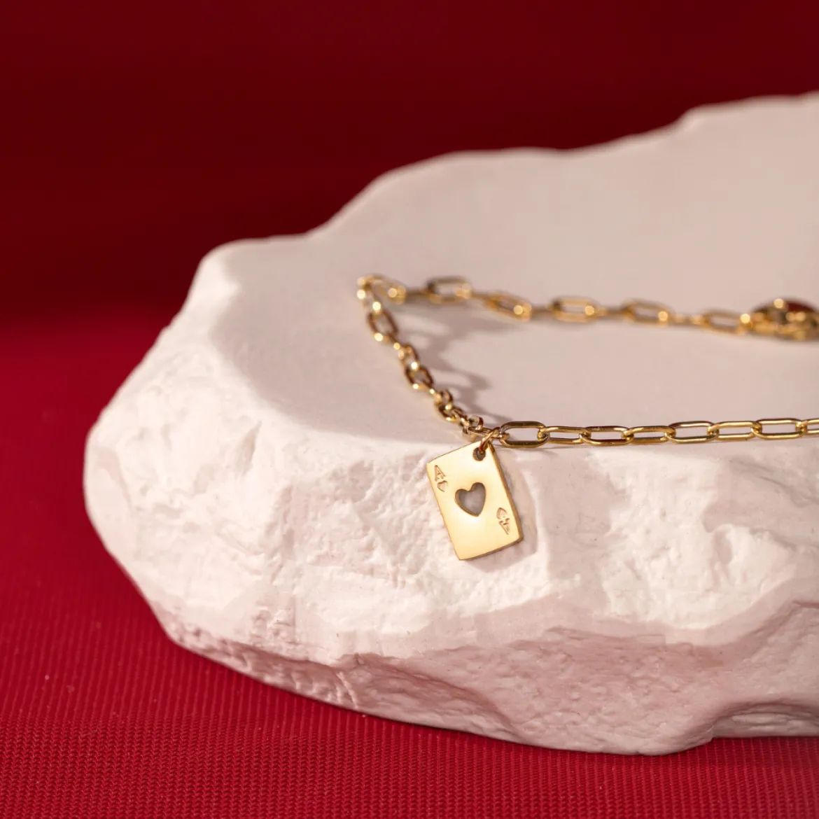 Ace Up the Sleeve Bracelet Roségold