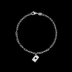 Ace Up the Sleeve Bracelet Silber