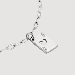 Ace Up the Sleeve Bracelet Silber