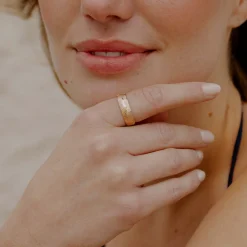 Ammonite Shell Ring Roségold