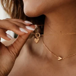Amore Mio Classic Chain Necklace Set Roségold