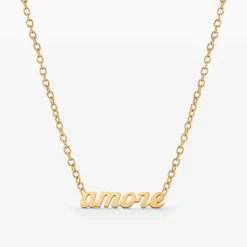 Amore Mio Necklace Gold