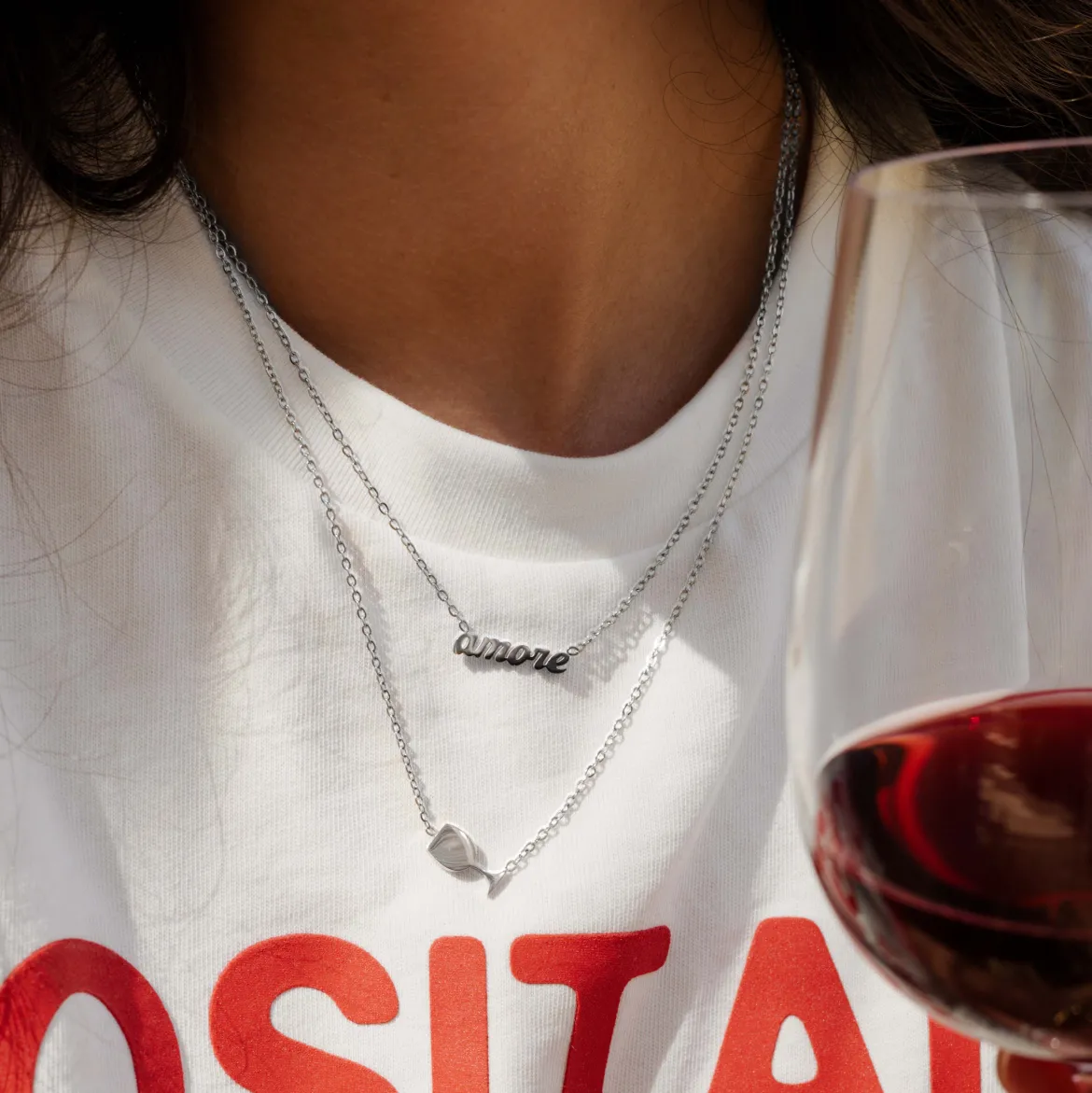 Amore Mio Necklace Silber