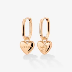 Amore Mio Oval Hoop Set Baby Roségold