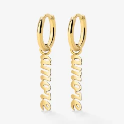 Amore puro Hoop Set Small Gold