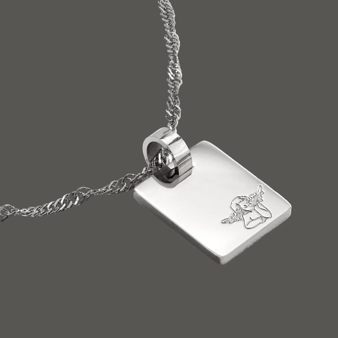 Angel Necklace Silber
