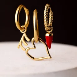 Angel Number Hoop Set Small