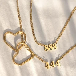 Angel Number Necklace Silber - 111