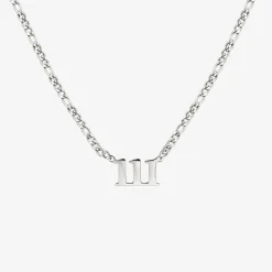 Angel Number Necklace Silber - 111