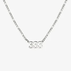 Angel Number Necklace Silber - 111