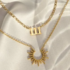 Angel Number Necklace Silber - 111