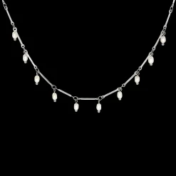 Annes Authentic Pearl Choker Silber