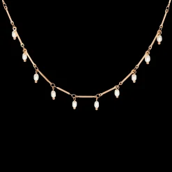 Annes Authentic Pearl Choker Roségold