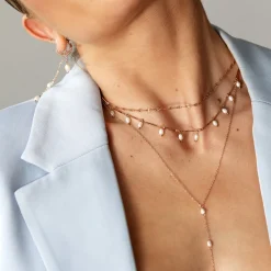 Annes Authentic Pearl Choker Roségold