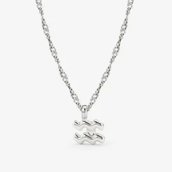 Aquarius Bubble Necklace Silber