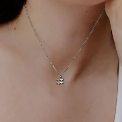 Aquarius Bubble Necklace Silber
