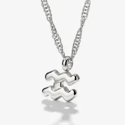 Aquarius Bubble Necklace Silber
