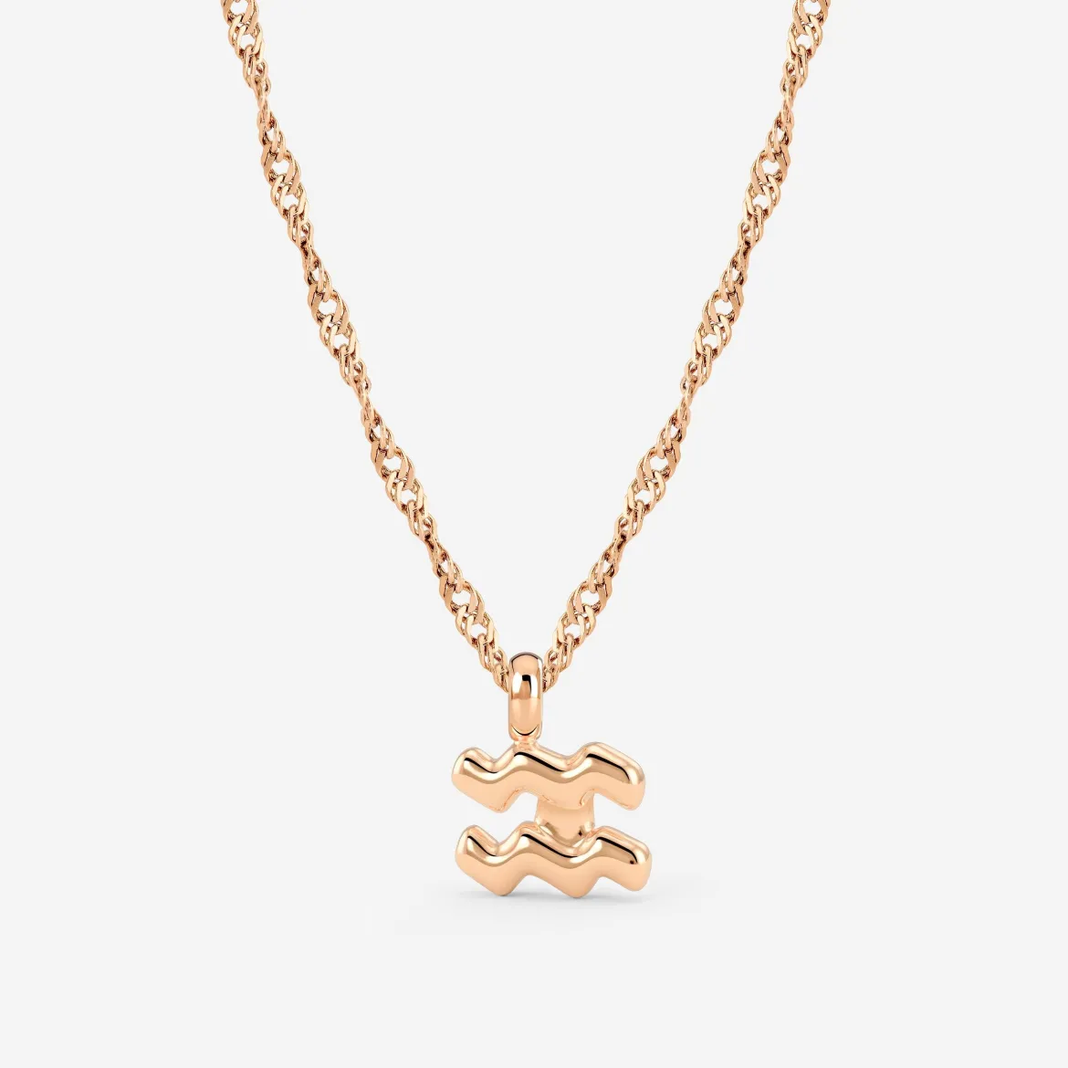 Aquarius Bubble Necklace Roségold