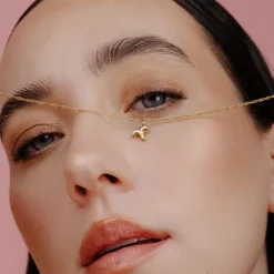 Aries Bubble Necklace Gold