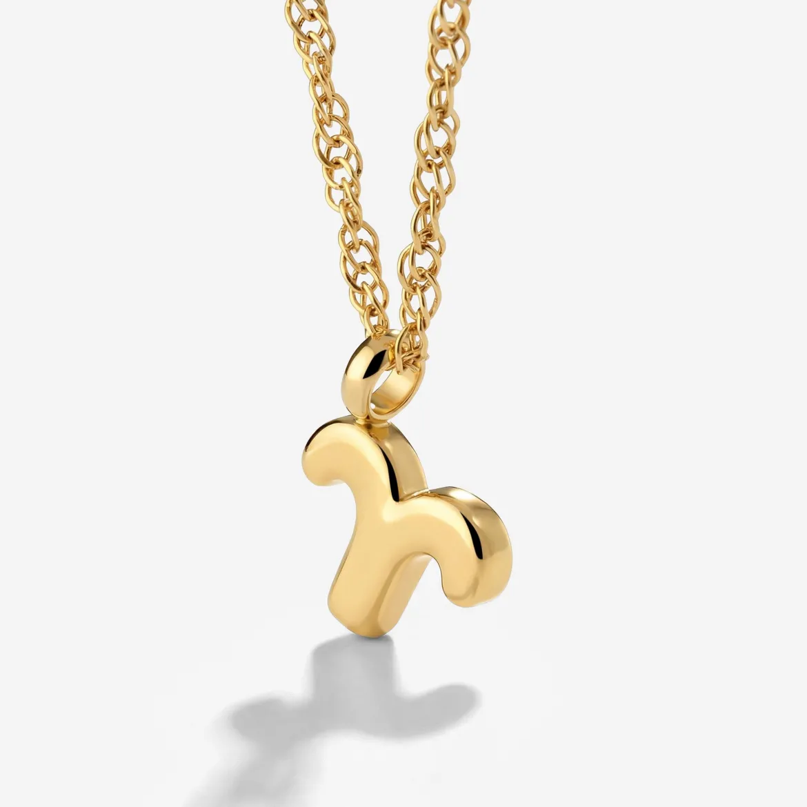 Aries Bubble Necklace Gold