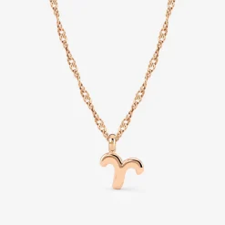 Aries Bubble Necklace Roségold