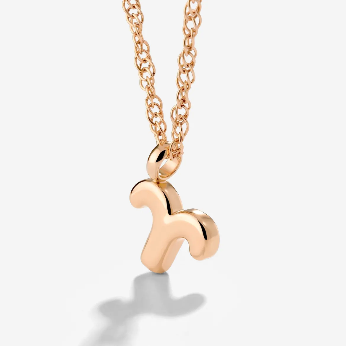 Aries Bubble Necklace Roségold