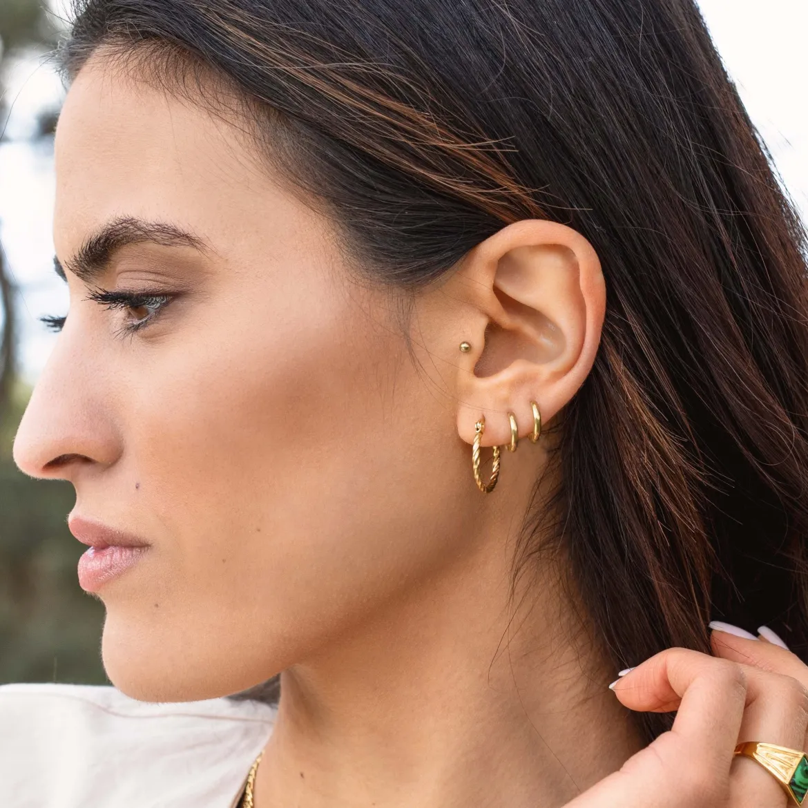 Baby Hoops - Gold
