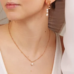 Baby Pearl Necklace Roségold