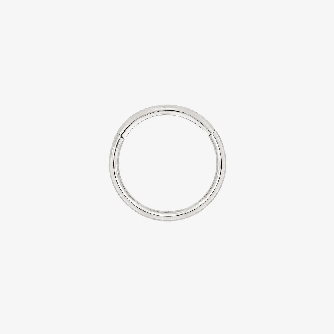Basic Click Piercing Ring Silber