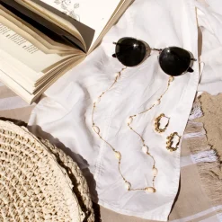 Beach Babe Sunglasses Chain Silber