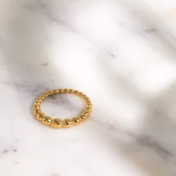 Beady Ring Gold