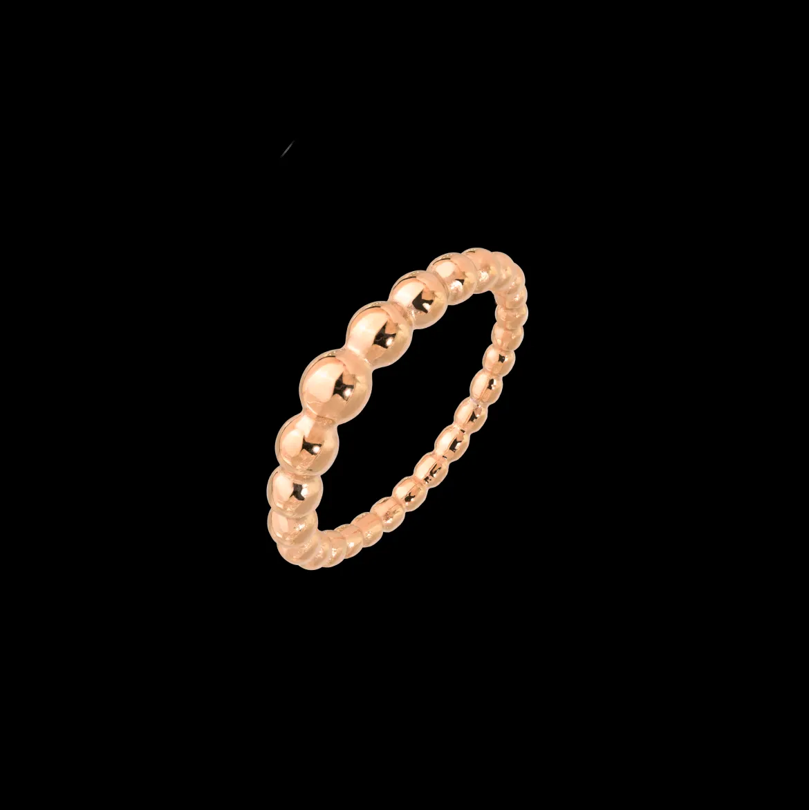 Beady Ring Roségold