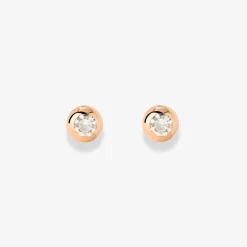 Bezel Bling Studs Roségold