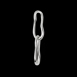 Blending Duo Oval Hoop Set Baby Silber