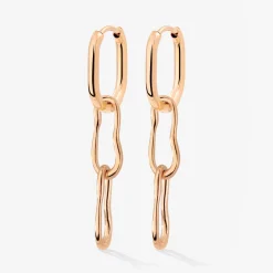 Blending Duo Oval Hoop Set Baby Roségold