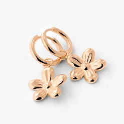 Blossom Hoop Set Small Roségold