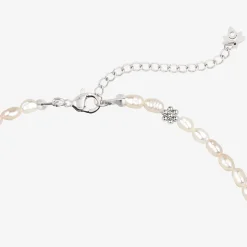 Blossom Pearl Choker Silber