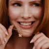 Blossom Rope Chain Necklace Set Roségold