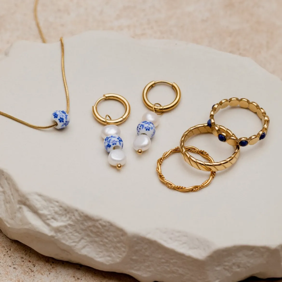 Blue Bay Ring Roségold