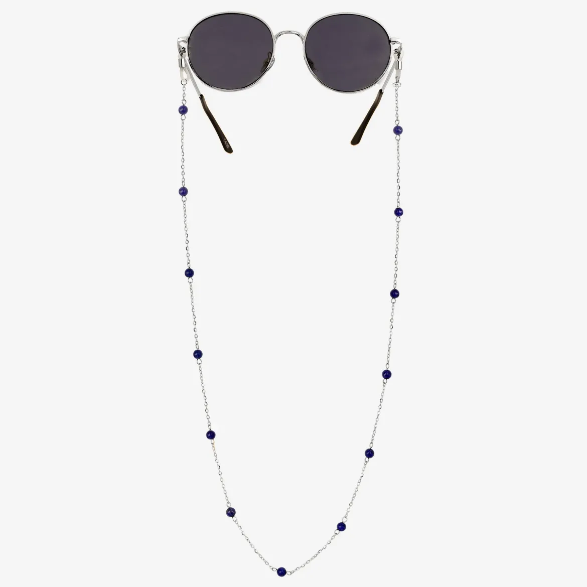 Blue Bay Sunglasses Chain Silber
