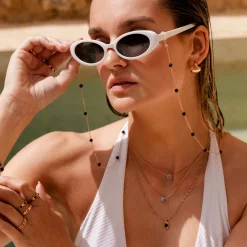 Blue Bay Sunglasses Chain Roségold