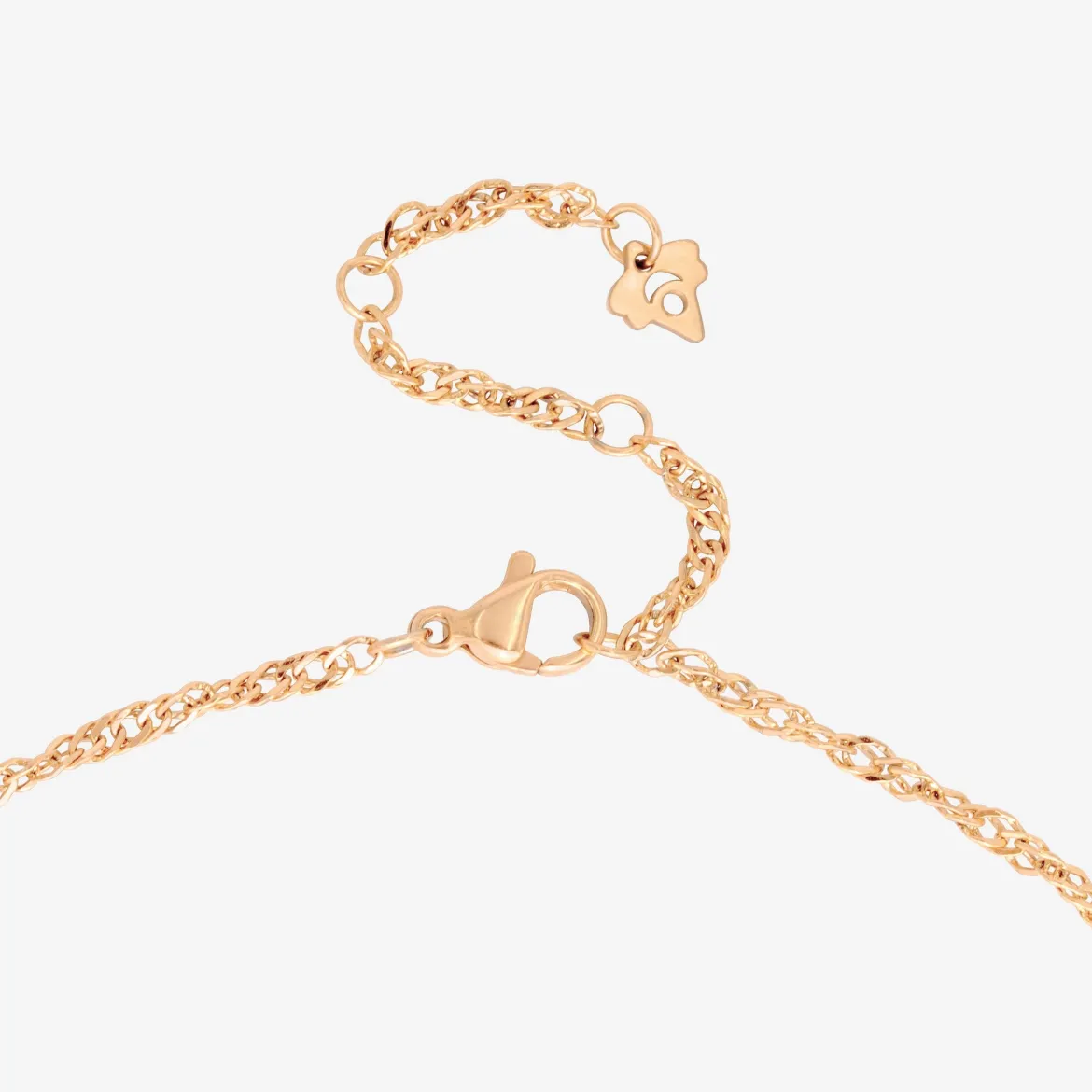 Blue Breeze Necklace Roségold