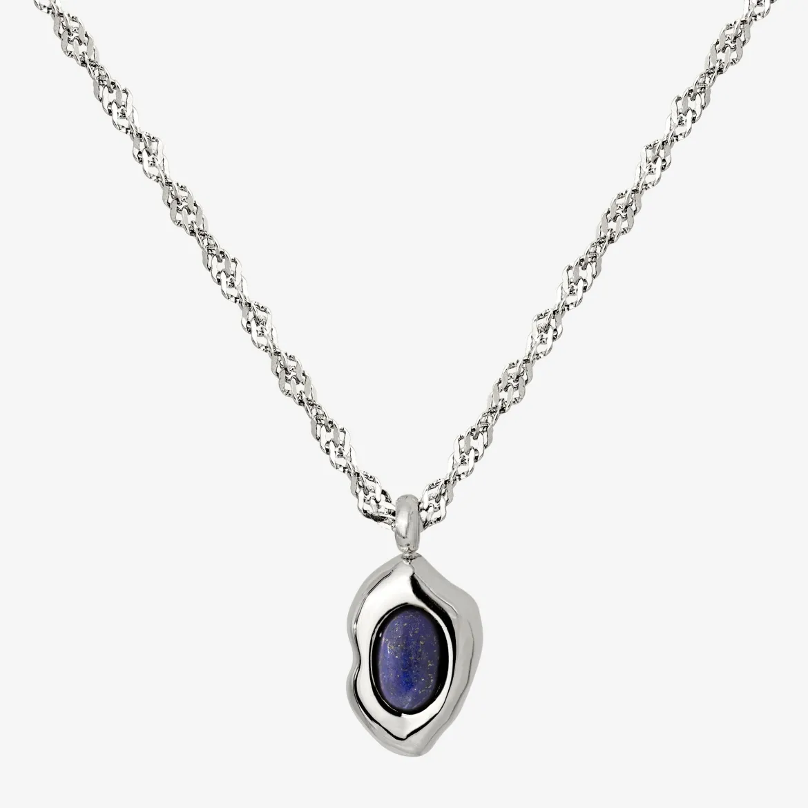 Blue Breeze Necklace Silber