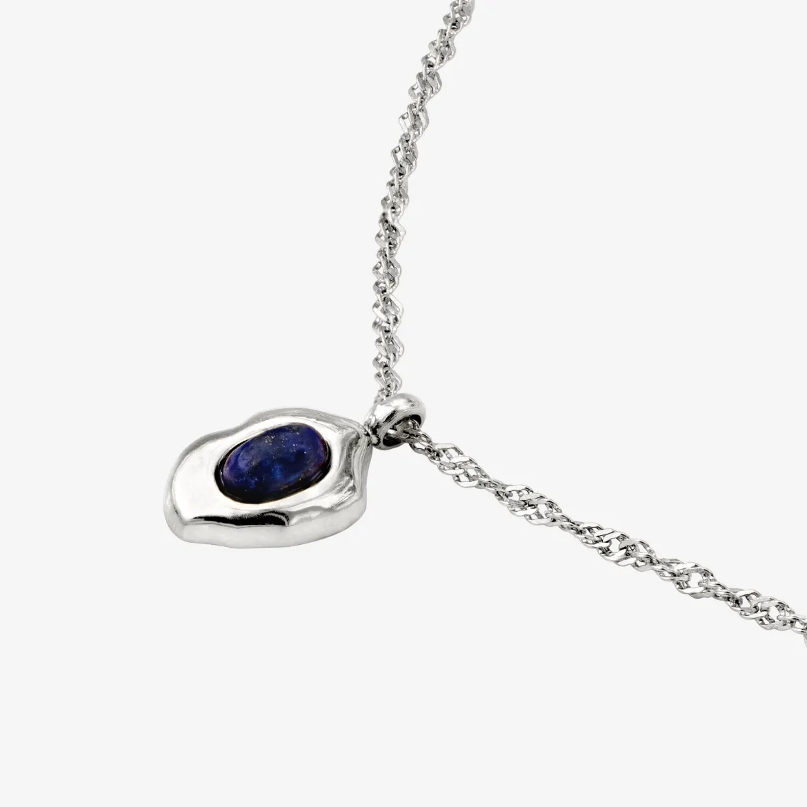 Blue Breeze Necklace Silber