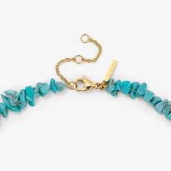 Blue Lagoon Necklace Gold