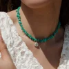 Blue Lagoon Necklace Silber