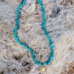 Blue Lagoon Necklace Silber